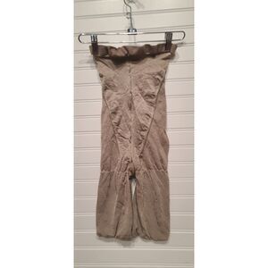 Spanx Tummy/Thigh Control High Waisted Neutral Tan Shapewear Shorts Size D NWOT